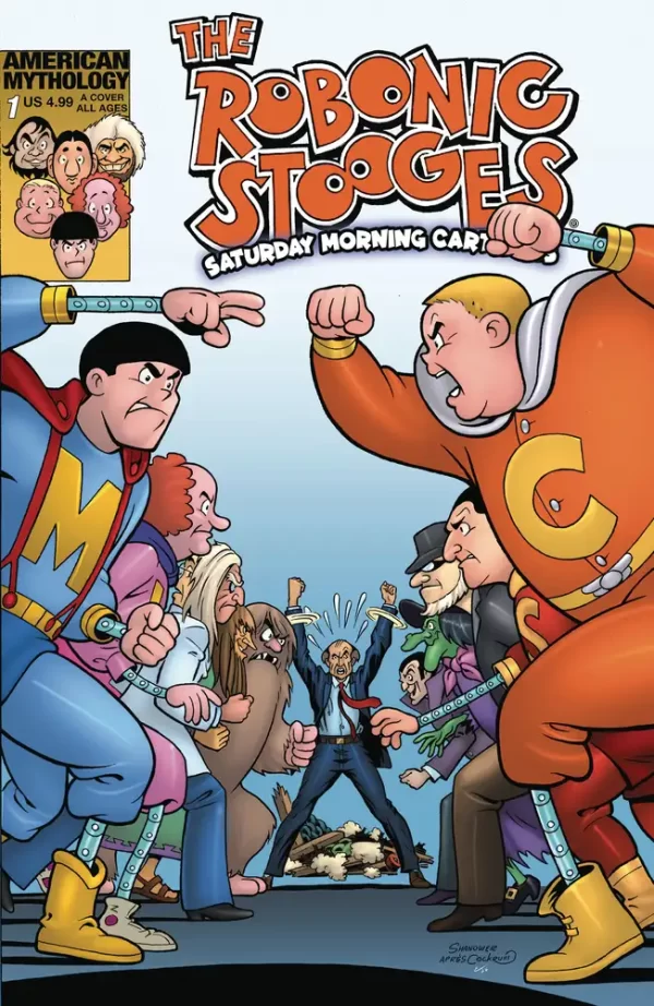 Robonic Stooges Saturday Morning Cartoons #1 (Cover A - Shanower)