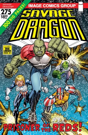 Savage Dragon #275 (Cover B - Erik Larsen 70s Trade Dress Variant)