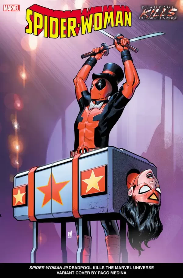 Spider-Woman #9 (Medina Deadpool Kills Marvel Universe Variant)