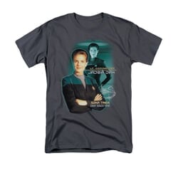 Star Trek - Deep Space Nine Shirt Jadzia Dax Adult Charcoal Tee T-Shirt