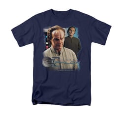 Star Trek - Enterprise Shirt Doctor Phlox Adult Navy Tee T-Shirt