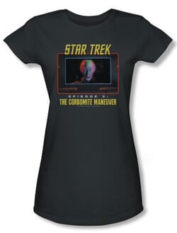 Star Trek Juniors Shirt The Corbomite Maneuver Charcoal Tee T-Shirt