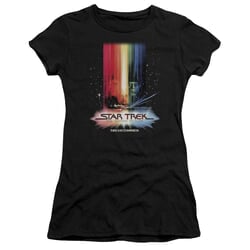 Star Trek Juniors T-shirt - Motion Picture Poster Black Tee