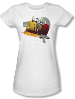 Star Trek Juniors T-shirt - Strange New Worlds White Tee