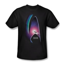 Star Trek - Movies Shirt Generations Adult Black Tee T-Shirt