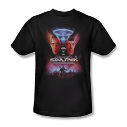 Star Trek - Movies Shirt The Final Frontier Adult Black Tee T-Shirt