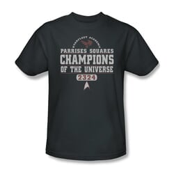 Star Trek Shirt 2324 Champions Charcoal T-Shirt