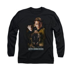 Star Trek Shirt Aftermath Long Sleeve Black Tee T-Shirt