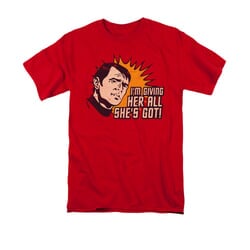 Star Trek Shirt All She's Got Red T-Shirt