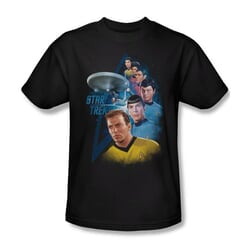 Star Trek Shirt Among The Stars Black T-Shirt