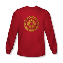 Star Trek Shirt Engineering Long Sleeve Red Tee T-Shirt