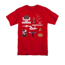 Star Trek Shirt Gift Set Red T-Shirt