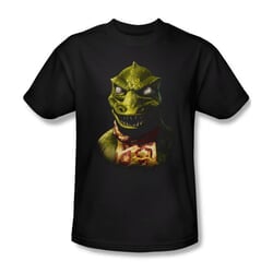 Star Trek Shirt Gorn Bust Black T-Shirt