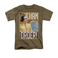 Star Trek Shirt Hail Khan Safari Green T-Shirt