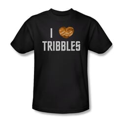 Star Trek Shirt I Heart Tribbles Black T-Shirt