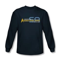 Star Trek Shirt I Survived Long Sleeve Navy Tee T-Shirt