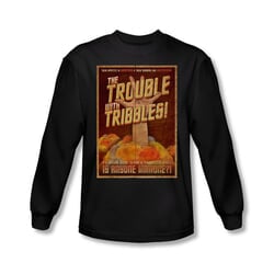 Star Trek Shirt Immune Long Sleeve Black Tee T-Shirt