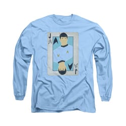 Star Trek Shirt Jack Long Sleeve Carolina Blue Tee T-Shirt