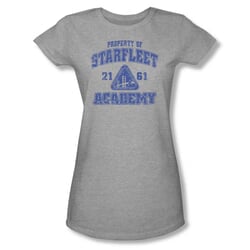 Star Trek Shirt Juniors Property Of Athletic Heather T-Shirt