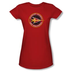 Star Trek Shirt Juniors Red Squadron Red T-Shirt