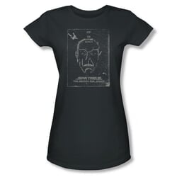 Star Trek Shirt Juniors Search For Spock Charcoal T-Shirt