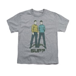 Star Trek Shirt Juniors Sup Athletic Heather T-Shirt