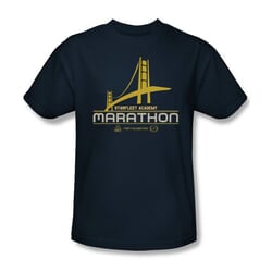 Star Trek Shirt Marathon Navy T-Shirt