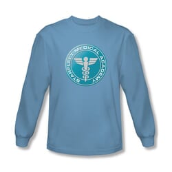 Star Trek Shirt Medical Long Sleeve Carolina Blue Tee T-Shirt