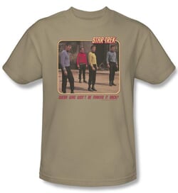 Star Trek Shirt Red Shirt Blues Adult Sand Tee T-Shirt