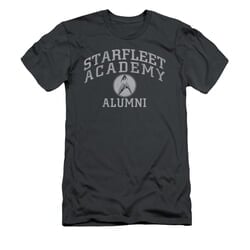 Star Trek Shirt Slim Fit Alumni Charcoal T-Shirt