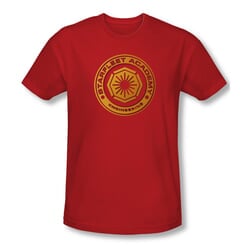 Star Trek Shirt Slim Fit Engineering Red T-Shirt