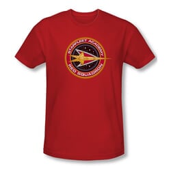 Star Trek Shirt Slim Fit Red Squadron Red T-Shirt