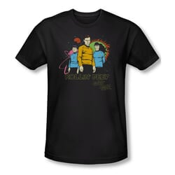 Star Trek Shirt Slim Fit Rollin Deep Black T-Shirt