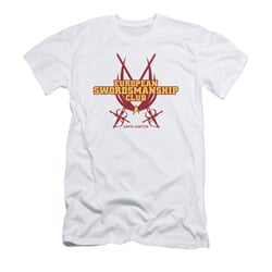 Star Trek Shirt Slim Fit Swordsmanship White T-Shirt