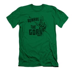 Star Trek Shirt Slim Fit The Gorn Kelly Green T-Shirt