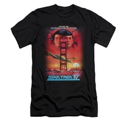 Star Trek Shirt Slim Fit The Voyage Black T-Shirt