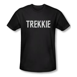 Star Trek Shirt Slim Fit Trekkie Black T-Shirt