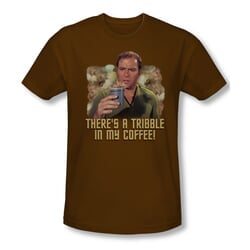 Star Trek Shirt Slim Fit Tribble Coffee Brown T-Shirt