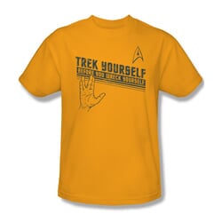 Star Trek Shirt Trek Yourself Gold T-Shirt