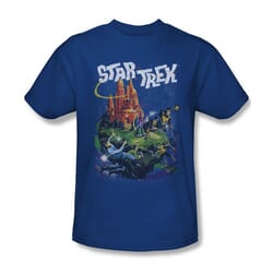 Star Trek Shirt Vulcan Battle Royal Blue T-Shirt