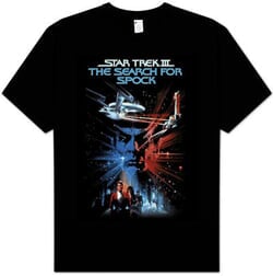 Star Trek T-shirt - Star Trek III The Search For Spock Black