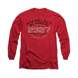 Star Trek - The Next Generation Shirt Picard Graduation Long Sleeve Red Tee T-Shirt