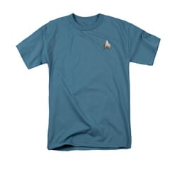 Star Trek - The Next Generation Shirt TNG Science Emblem Adult Slate Tee T-Shirt