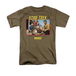 Star Trek - The Original Series Shirt Episode 12 Adult Safari Green Tee T-Shirt