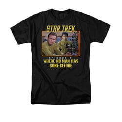 Star Trek - The Original Series Shirt Episode 2 Adult Black Tee T-Shirt