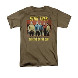 Star Trek - The Original Series Shirt Episode 56 Adult Military Green Tee T-Shirt