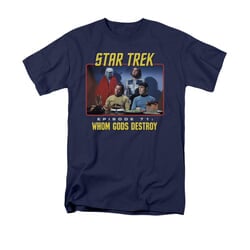 Star Trek - The Original Series Shirt Episode 71 Adult Navy Tee T-Shirt