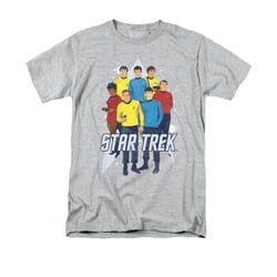 Star Trek - The Original Series Shirt Here Here Adult Athletic Heather Tee T-Shirt