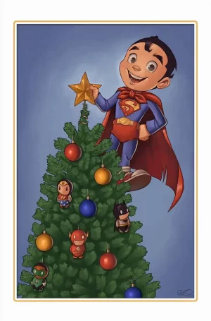 Superman #21 (Cover E - Chrissie Zullo DC Winter Wonderland Card Stock Variant)