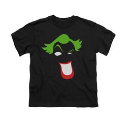 The Joker Shirt Kids Simplified Black T-Shirt